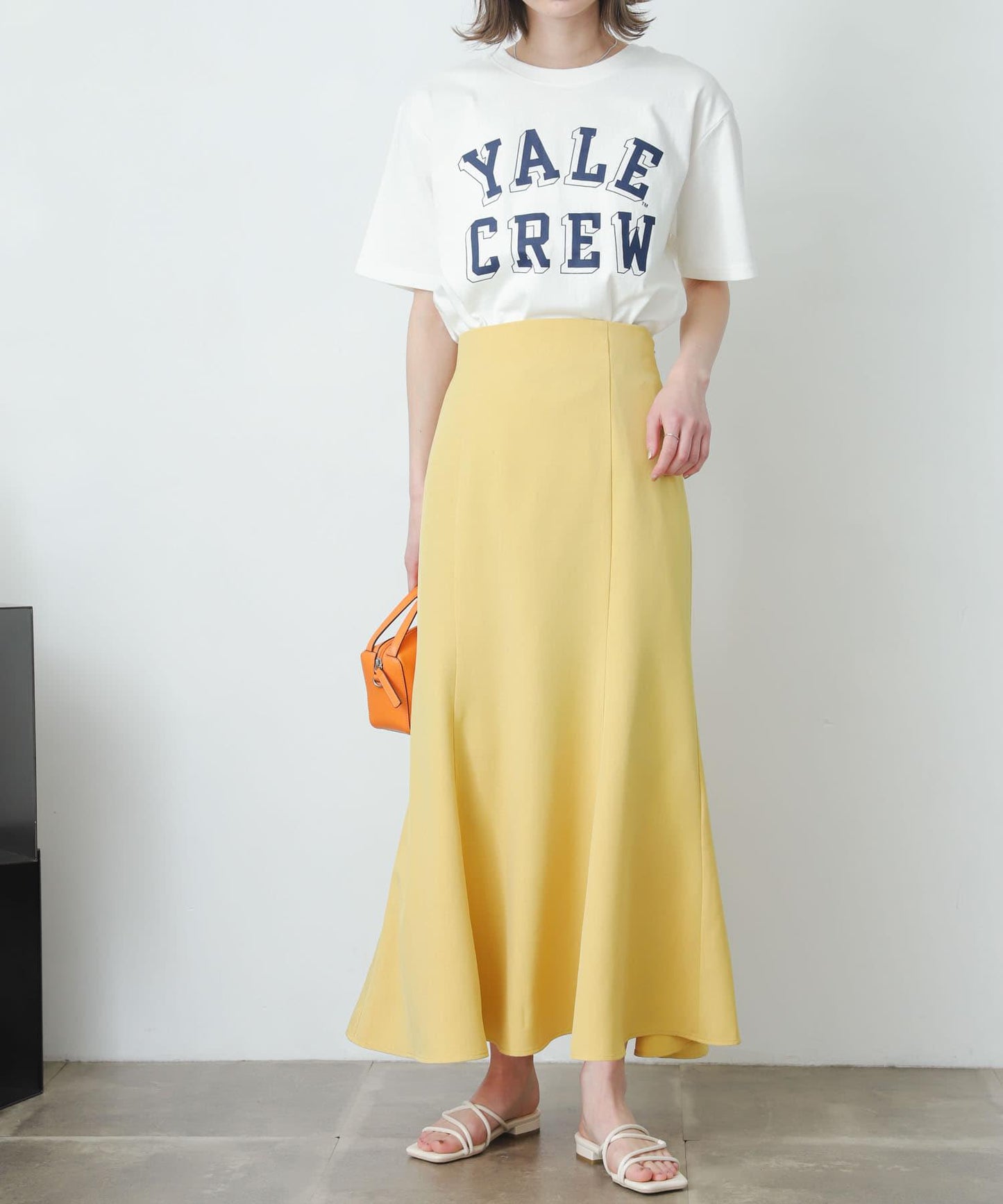 亞麻風美人魚裙