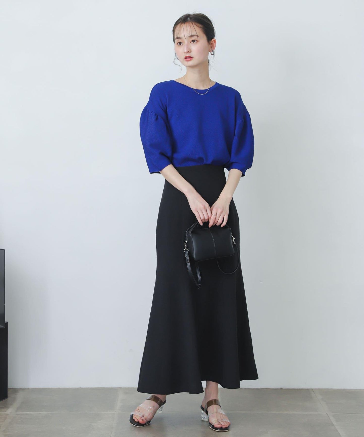 亞麻風美人魚裙