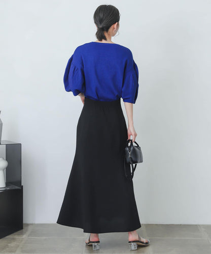 亞麻風美人魚裙