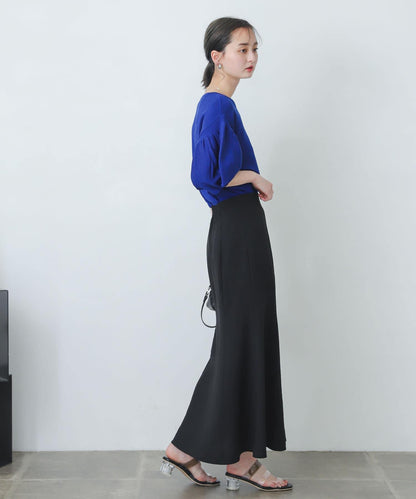 亞麻風美人魚裙