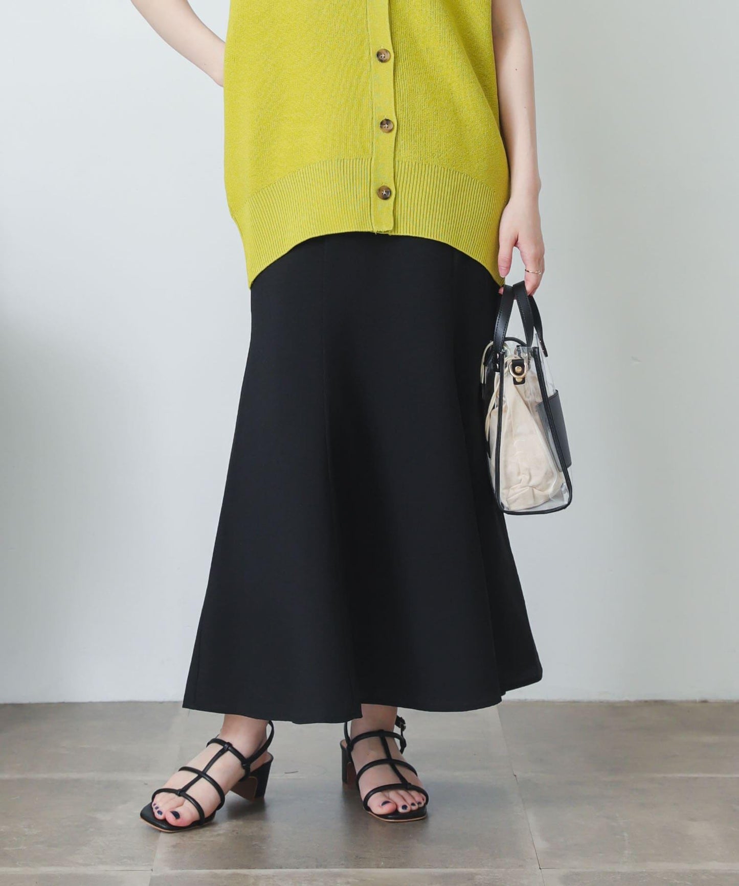 亞麻風美人魚裙