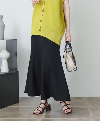 亞麻風美人魚裙