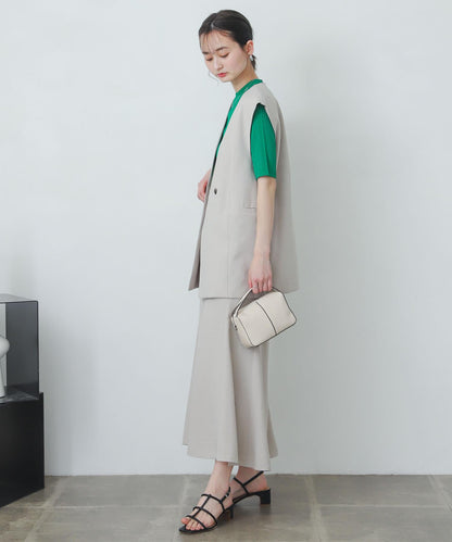 亞麻風美人魚裙