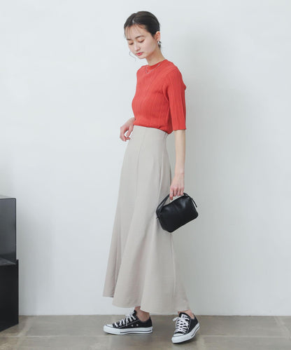 亞麻風美人魚裙