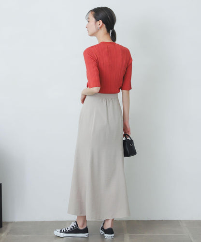 亞麻風美人魚裙