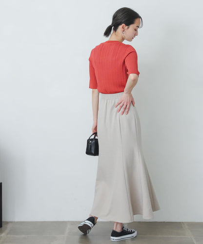 亞麻風美人魚裙