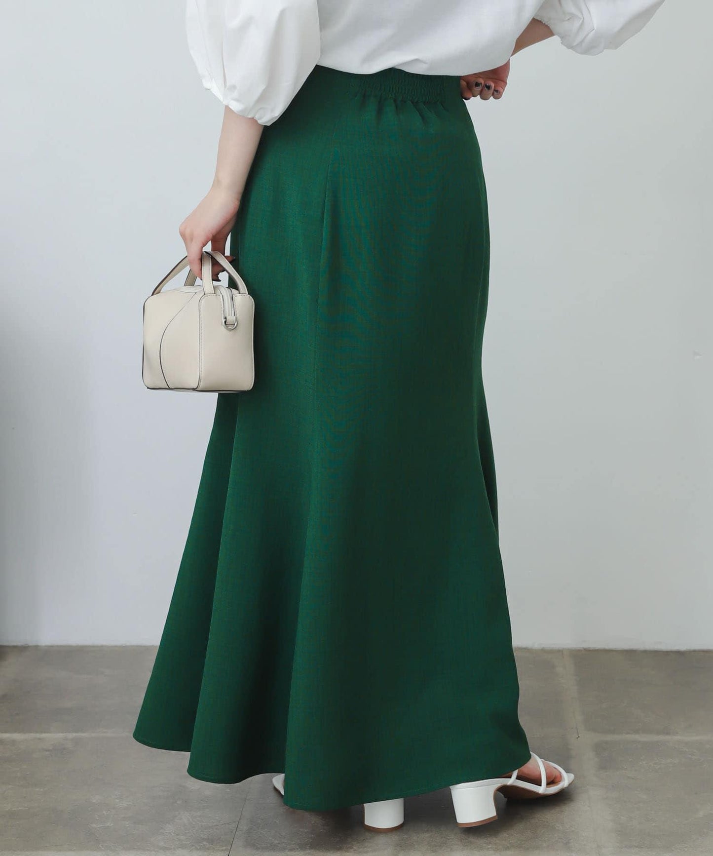 亞麻風美人魚裙