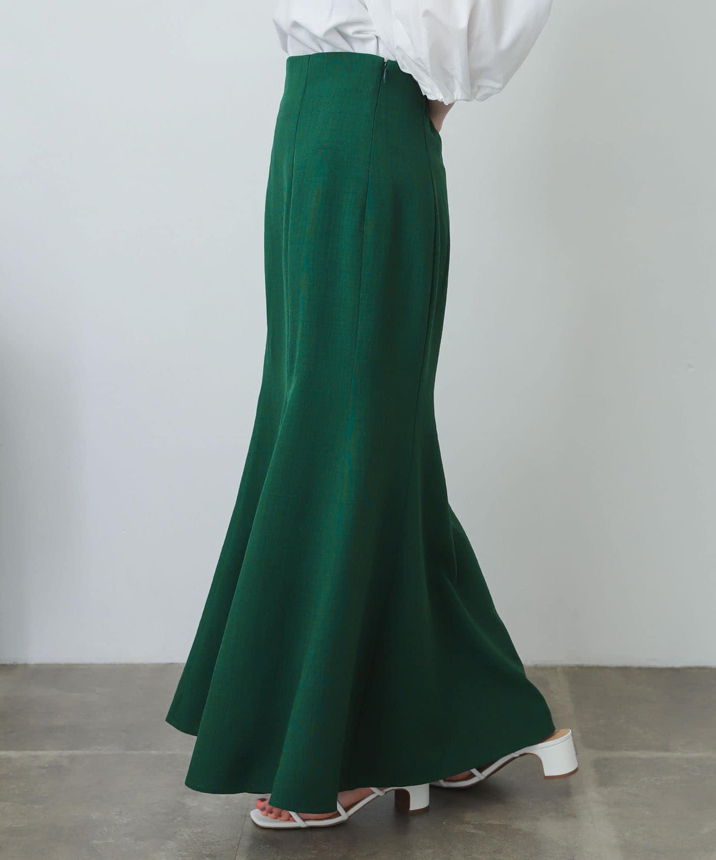 亞麻風美人魚裙