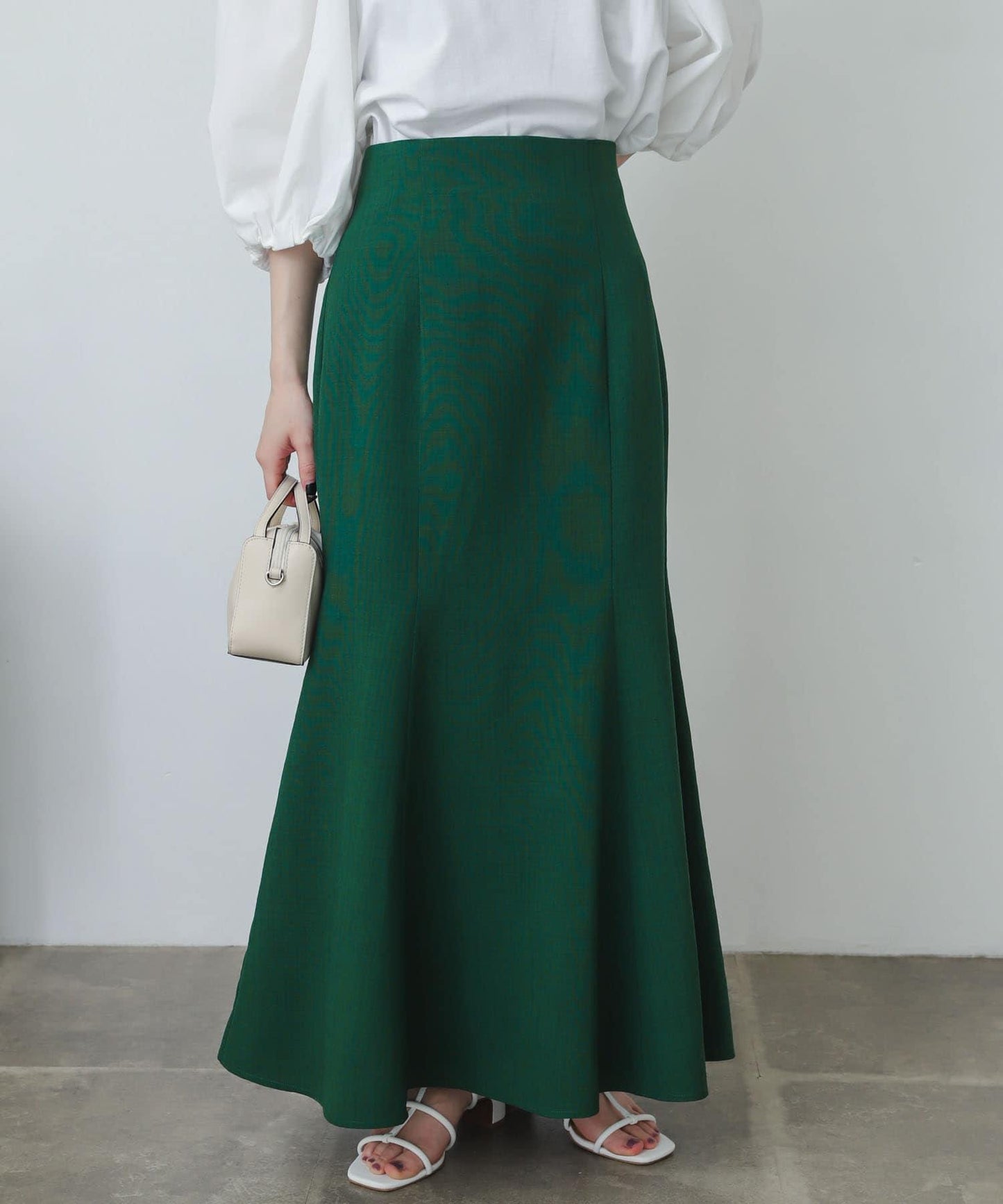 亞麻風美人魚裙