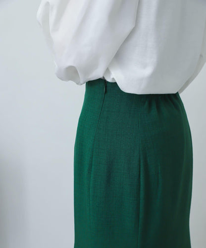 亞麻風美人魚裙