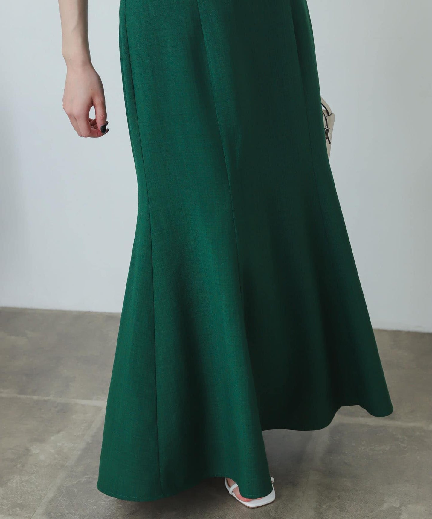 亞麻風美人魚裙