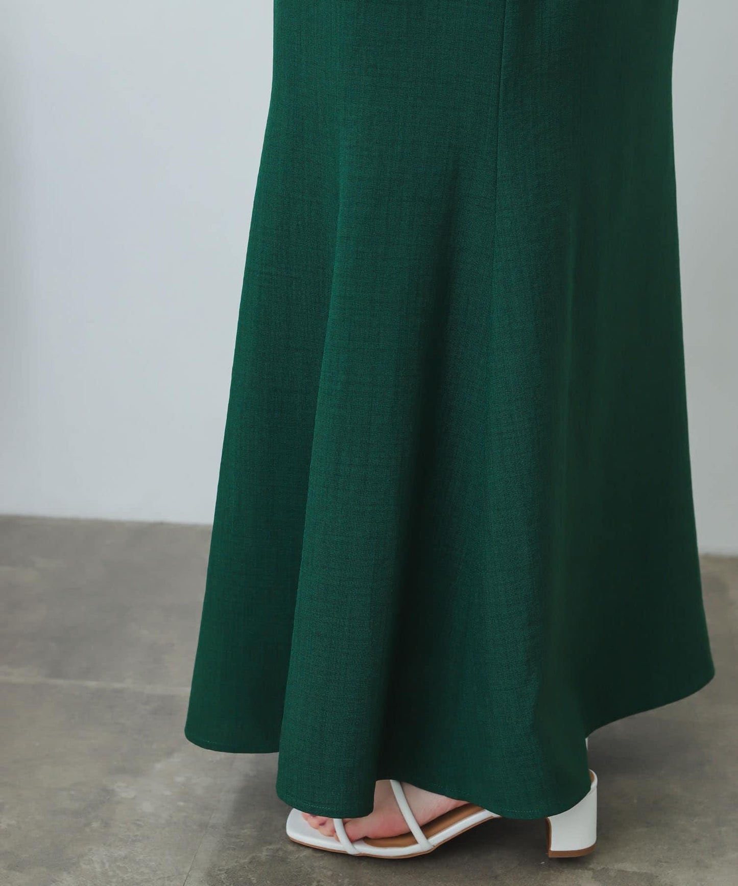 亞麻風美人魚裙