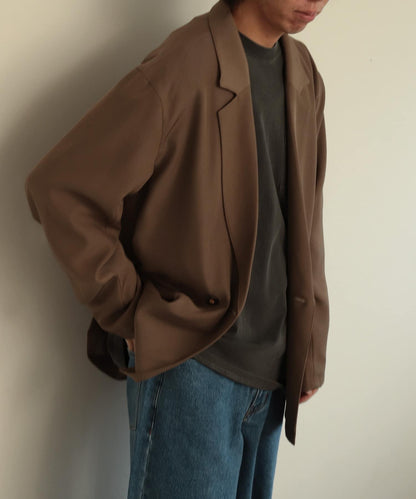 雙排扣寬鬆西裝夾克