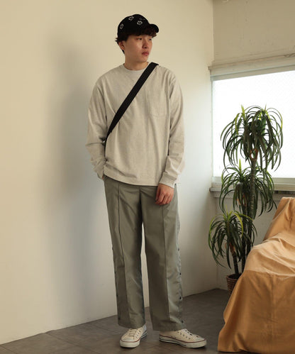 「套裝可搭配」側邊條紋運動褲