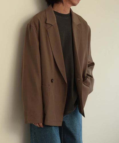 雙排扣寬鬆西裝夾克