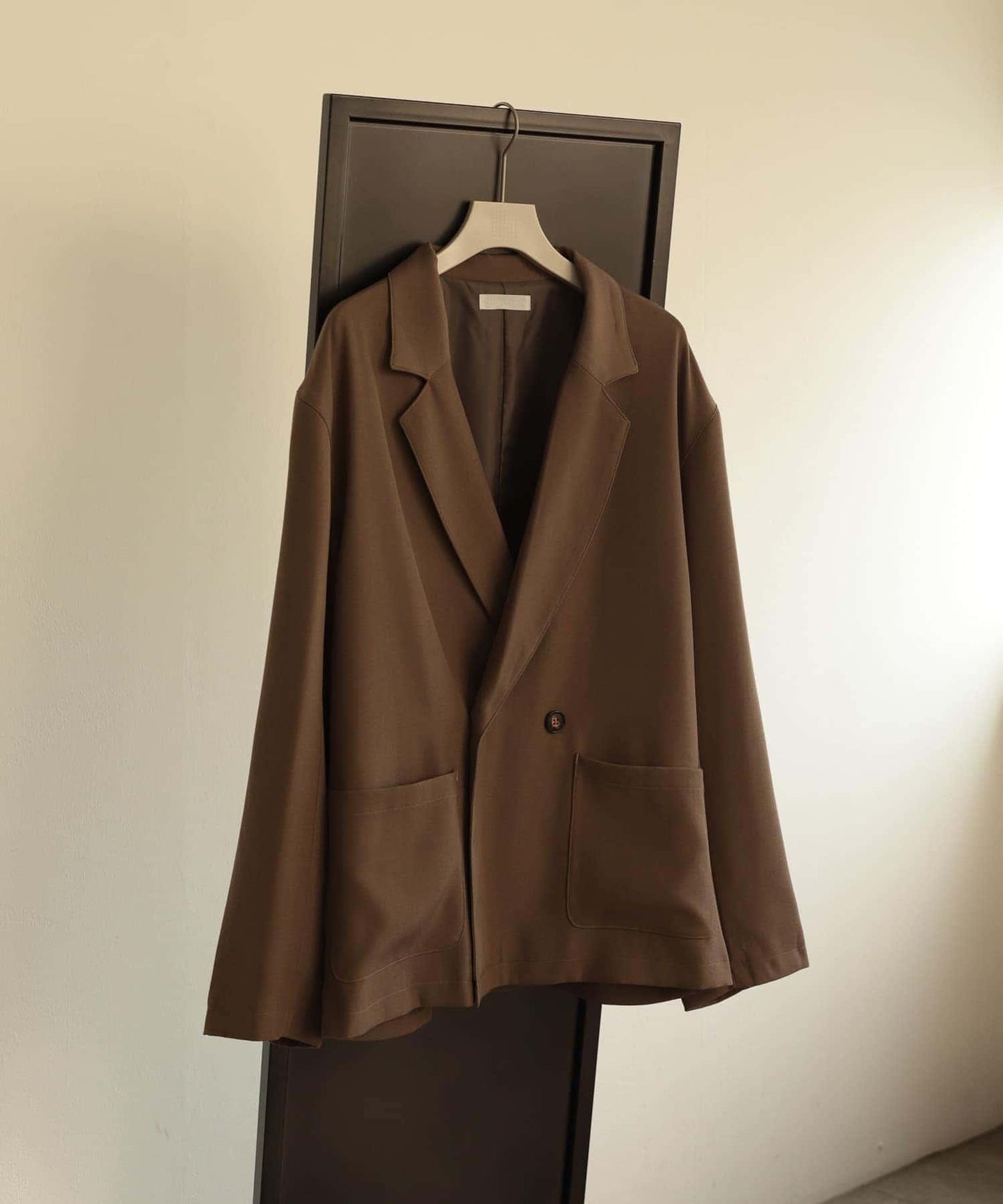 雙排扣寬鬆西裝夾克