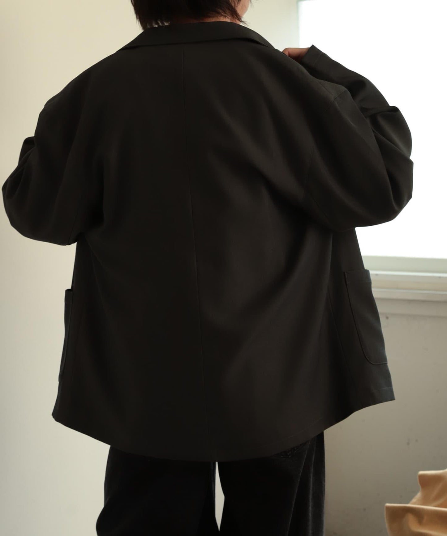 雙排扣寬鬆西裝夾克