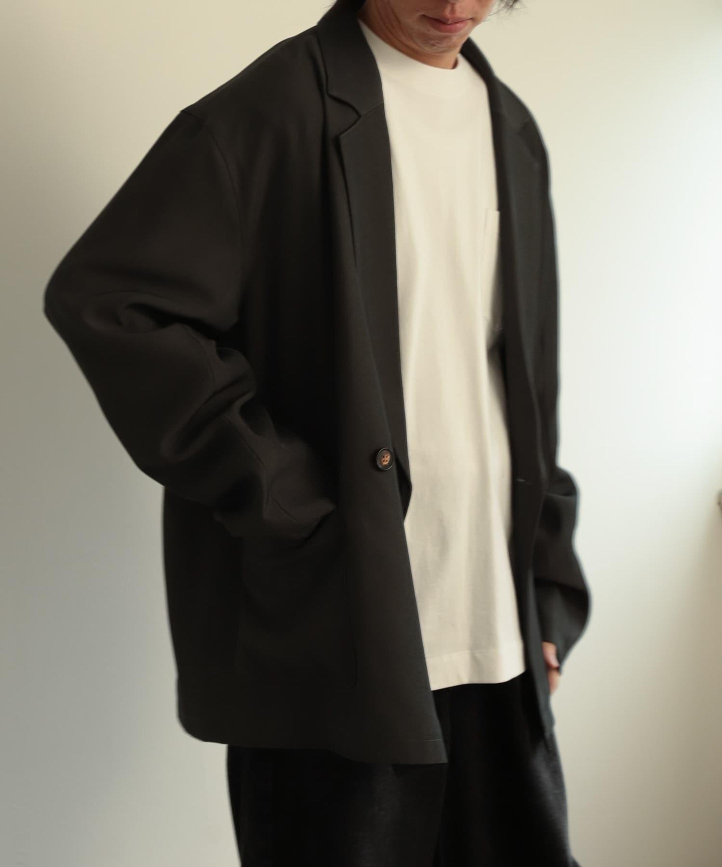 雙排扣寬鬆西裝夾克