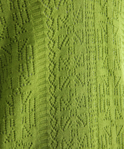 中性蕾絲針織POLO衫