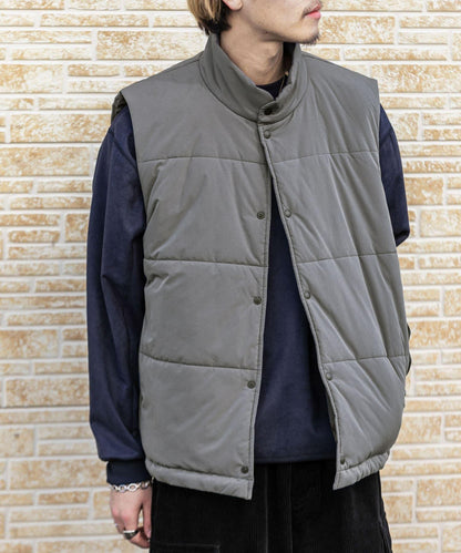 帶抽繩墊肩馬甲