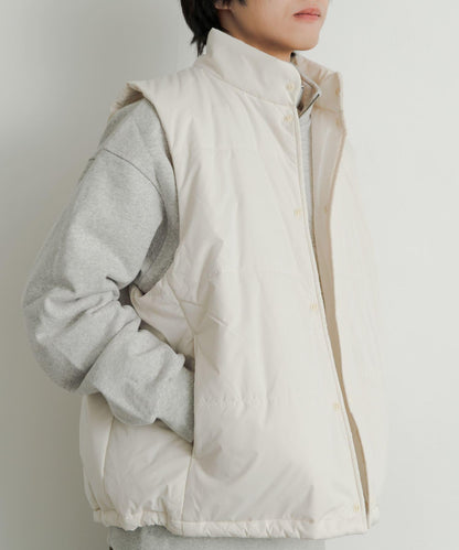 帶抽繩墊肩馬甲