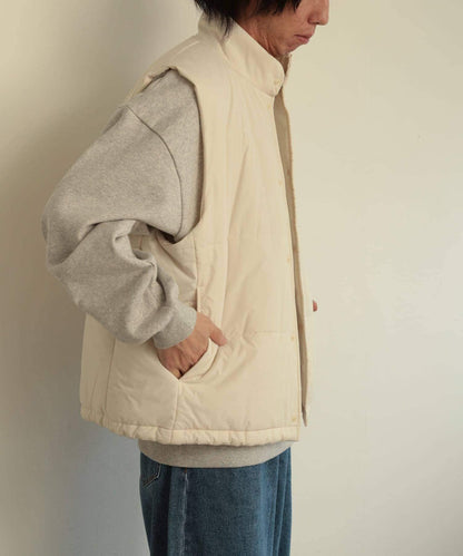 帶抽繩墊肩馬甲