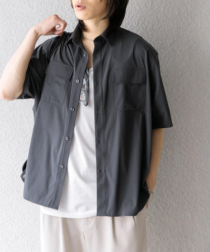 『UR TECH MoLight』雙口袋襯衫（五分袖）