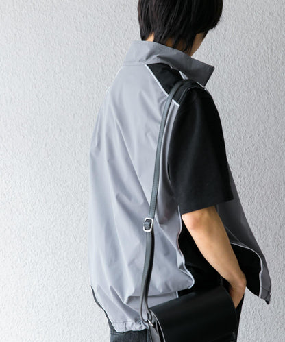 拼色設計T恤（五分袖）