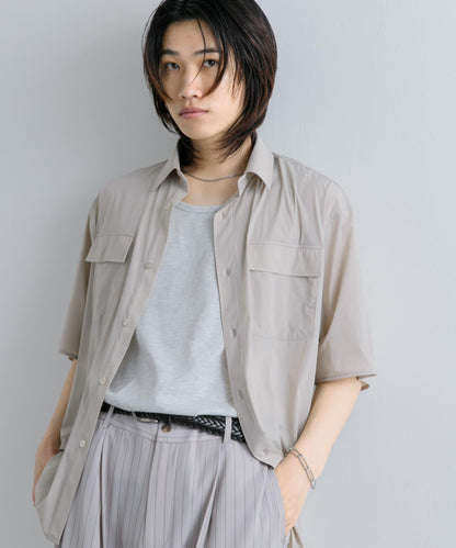 『UR TECH MoLight』雙口袋襯衫（五分袖）