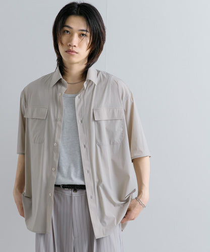 『UR TECH MoLight』雙口袋襯衫（五分袖）