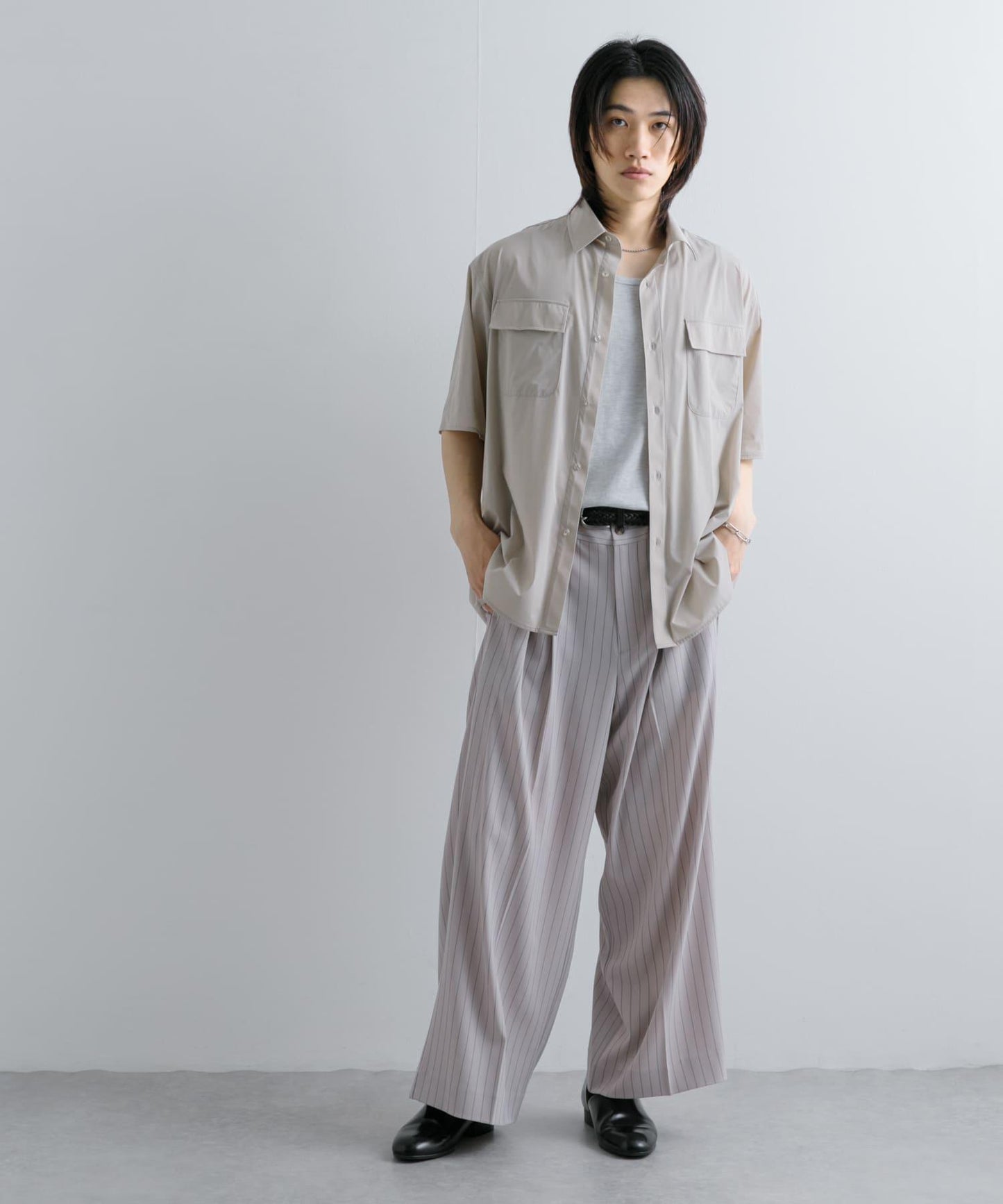 『UR TECH MoLight』雙口袋襯衫（五分袖）