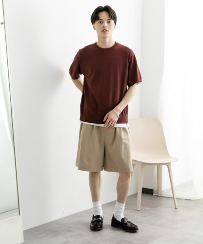 圓領針織短袖T恤