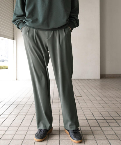 彈力錐形休閒褲