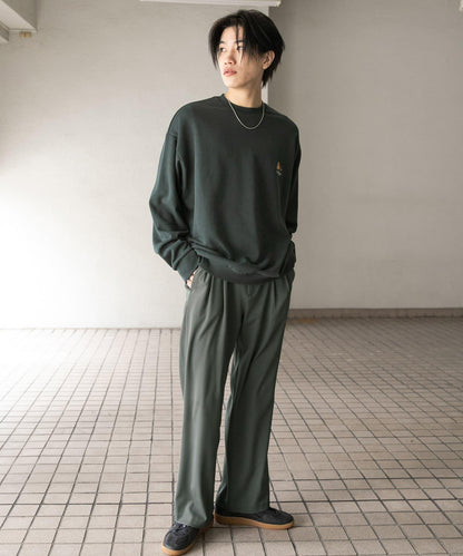 彈力錐形休閒褲