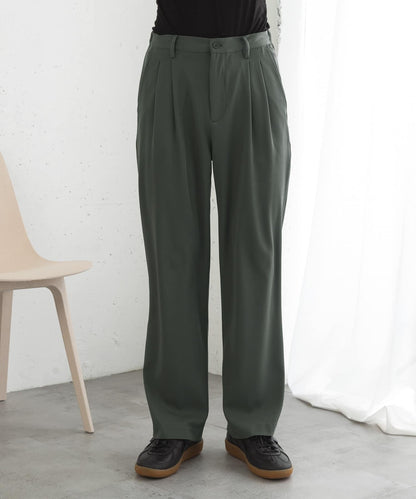 彈力錐形休閒褲