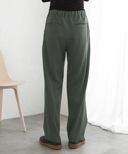 彈力錐形休閒褲