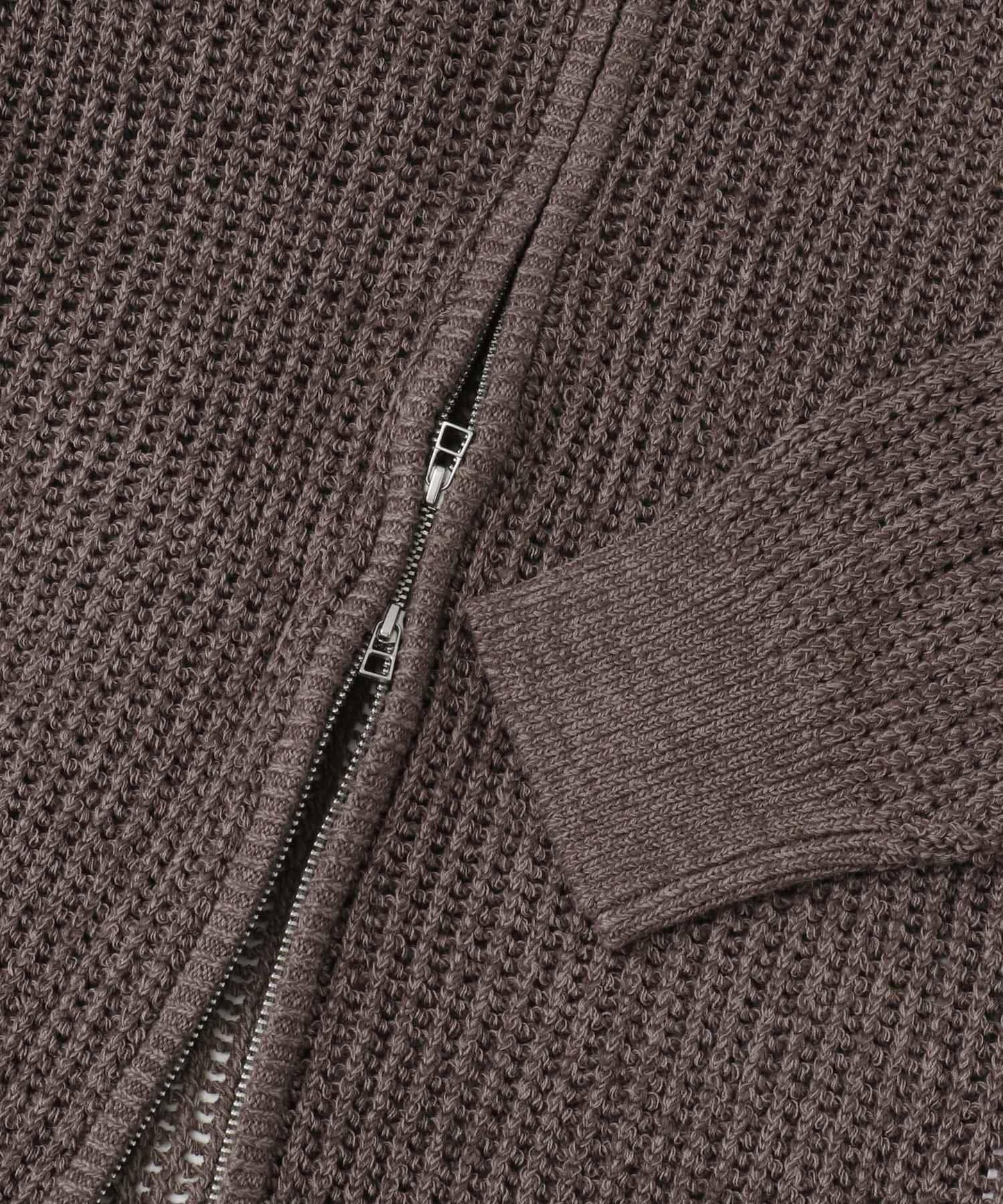 透視網紗連帽拉鍊外套