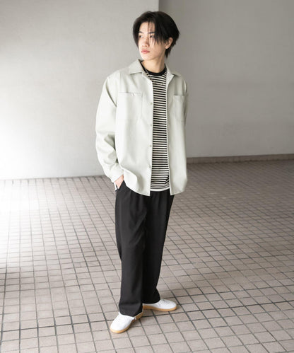 彈力錐形休閒褲