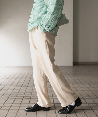 彈力錐形休閒褲