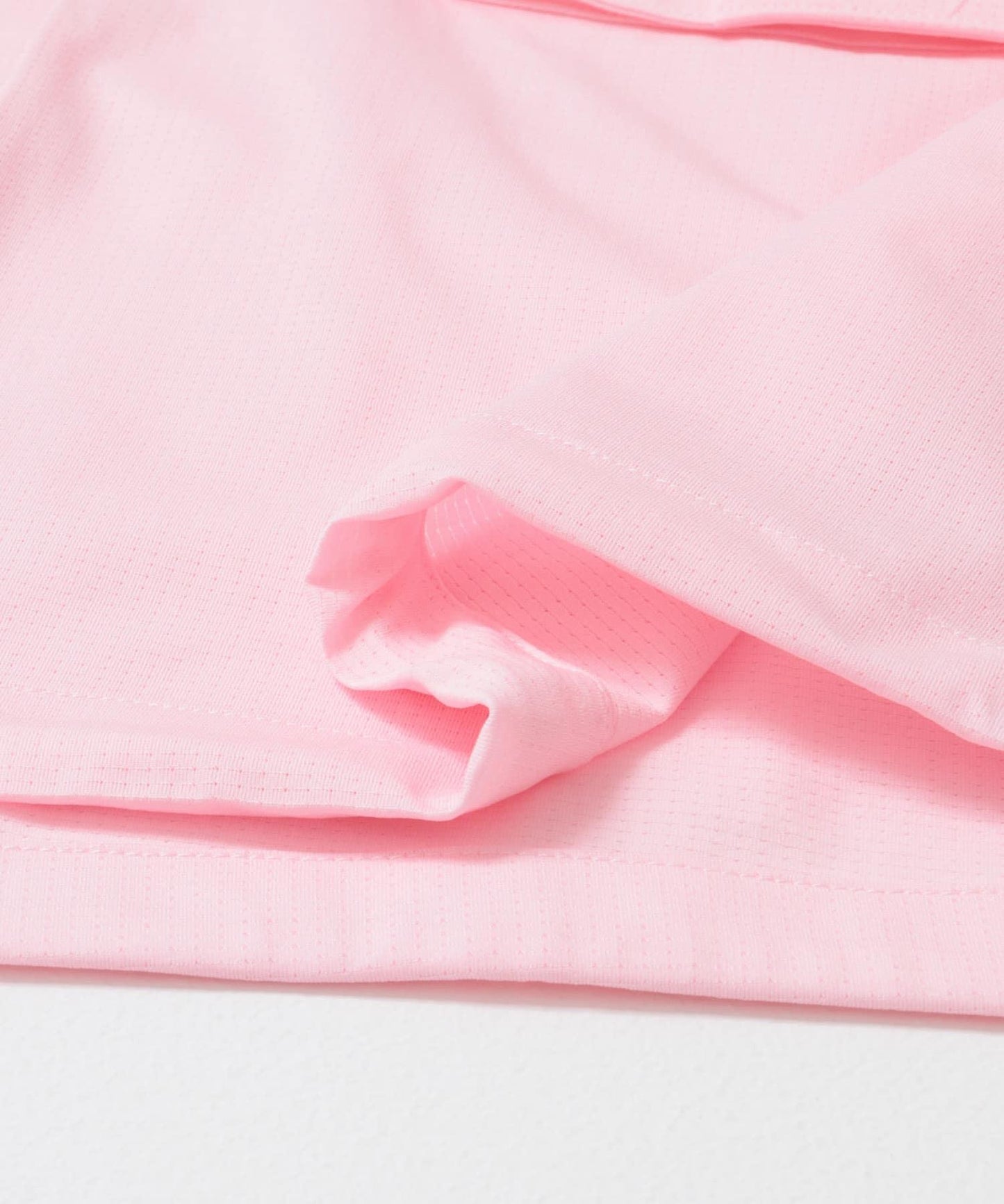 波點網紗雙口袋長袖襯衫