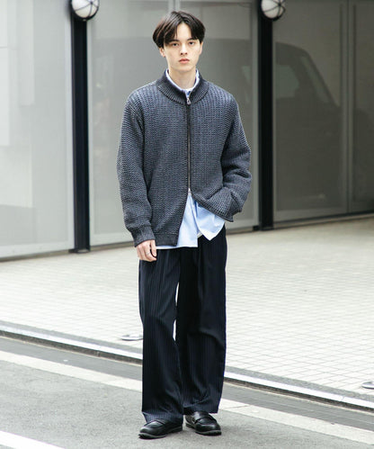 男女同款 可水洗 透視網眼駕駛員開衫