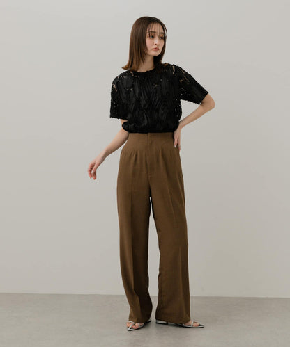 UR TECH DRYLUXE仿亞麻寬鬆長褲