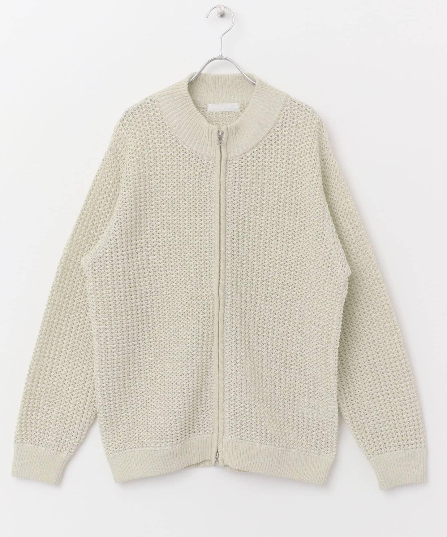 男女同款 可水洗 透視網眼駕駛員開衫