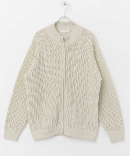 男女同款 可水洗 透視網眼駕駛員開衫