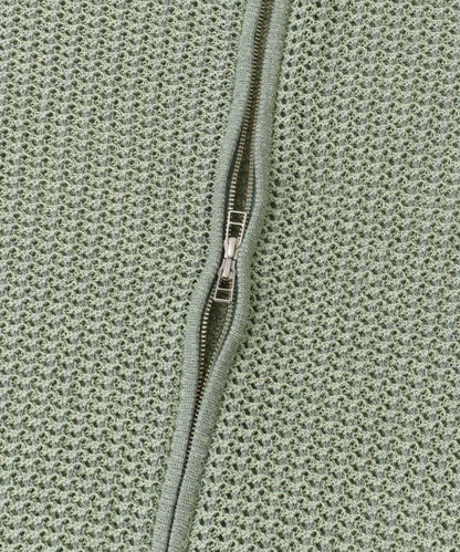 男女同款 可水洗 透視網眼駕駛員開衫