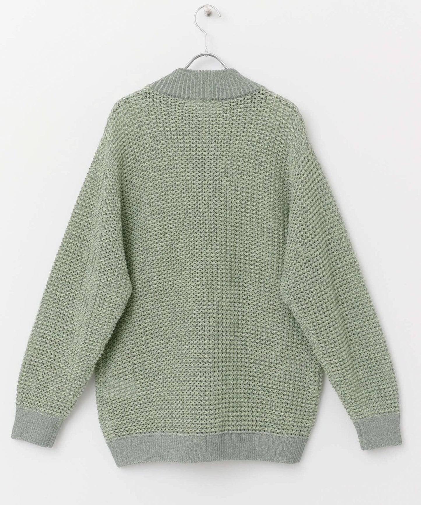 男女同款 可水洗 透視網眼駕駛員開衫