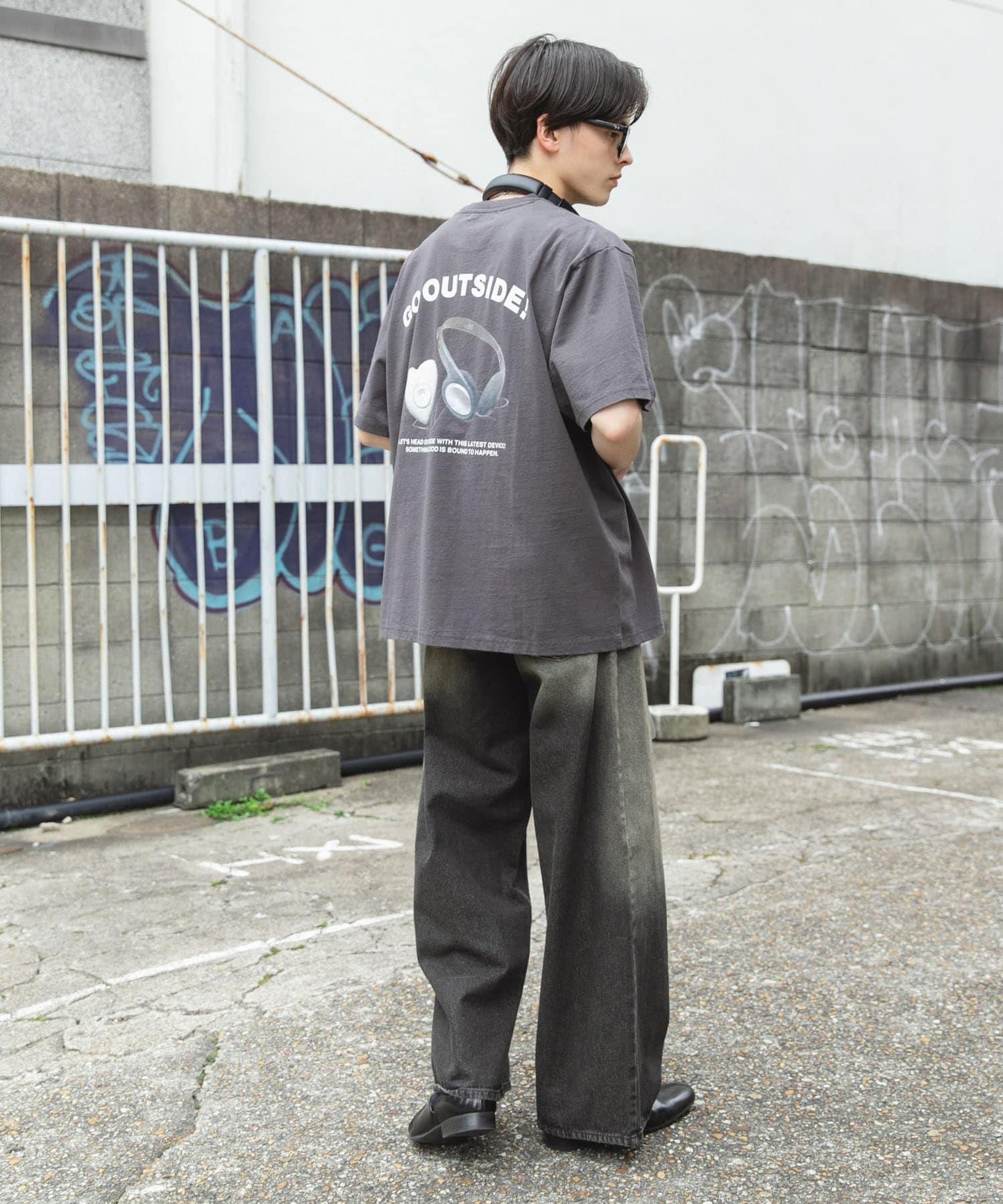 DEVICE 短袖印花T恤 B