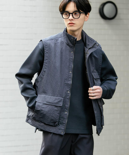 多口袋工裝馬甲