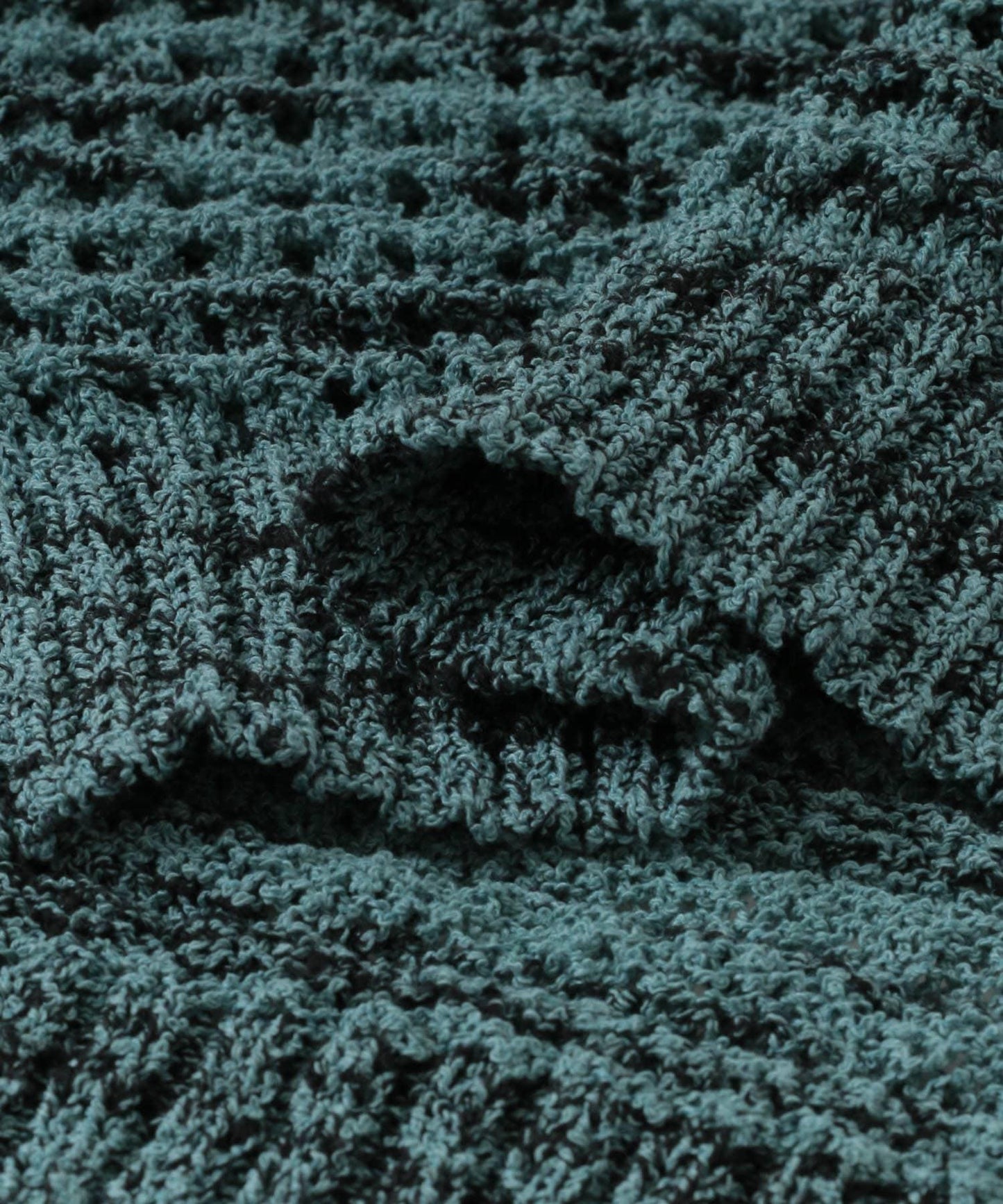 混色半拉鍊針織背心