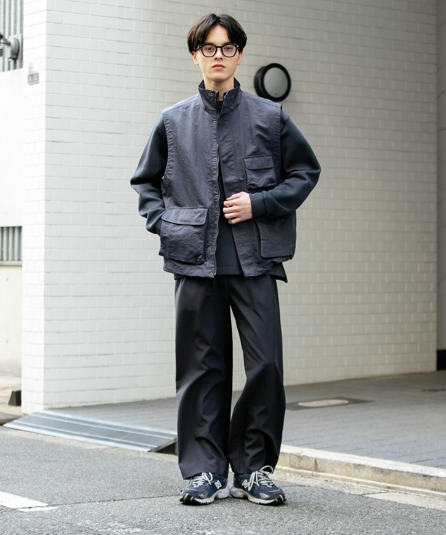 多口袋工裝馬甲